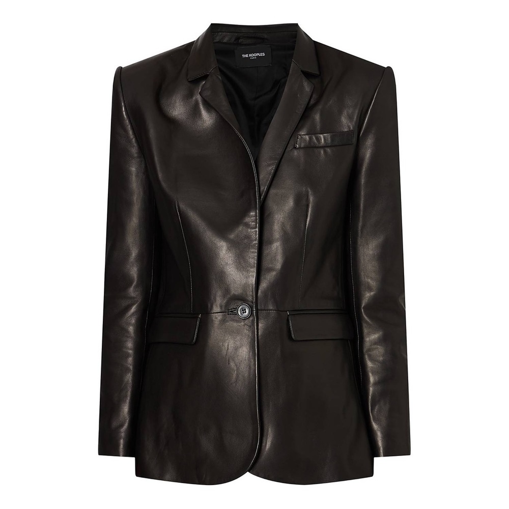 The Kooples Leather Blazer